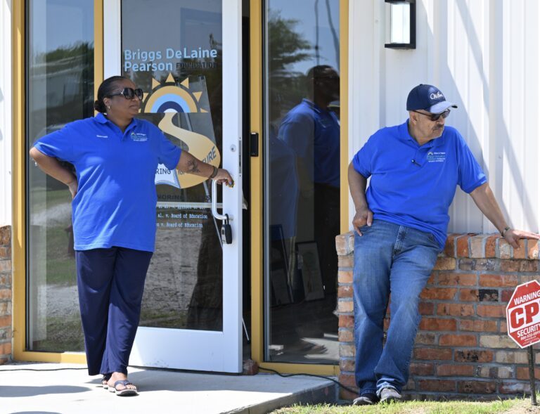 Maureen Stewart, BDPF supporter and Darreyl Walker, BDPF Board Member.