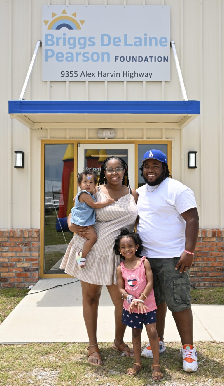 Trayvon Richburg, former BDPF after school student
Sabora and Trayvon Richburg, BDPF supporters, with their daughters Kinsley and Ivory.