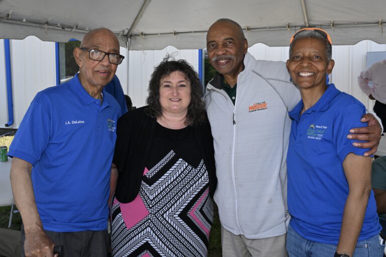 Joseph De Laine, Jr., BDPF Board Member; Sherry East, Past President of the South Carolina Education Association; Dr. Roy Jones, Executive Director of Clemson University Call Me MISTER program, Celeste Boykin, BDPF Board Member.